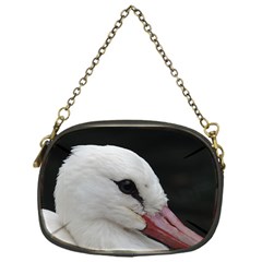 Wild Stork Bird, Close-up Chain Purses (one Side)  by picsaspassion