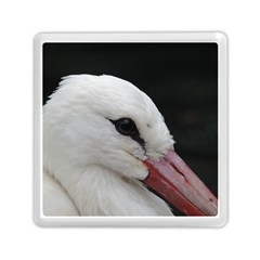 Wild Stork Bird, Close-up Memory Card Reader (square)  by picsaspassion