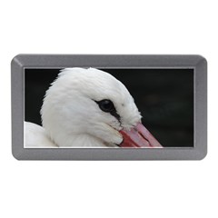 Wild Stork Bird, Close-up Memory Card Reader (mini) by picsaspassion