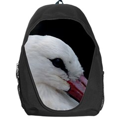 Wild Stork Bird, Close-up Backpack Bag by picsaspassion