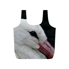 Wild Stork Bird, Close-up Full Print Recycle Bags (s)  by picsaspassion