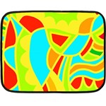 Colorful decor Fleece Blanket (Mini) 35 x27  Blanket