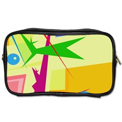 Colorful Abstract Art Toiletries Bags 2-side by Valentinaart
