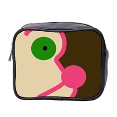 Dog Face Mini Toiletries Bag 2-side by Valentinaart