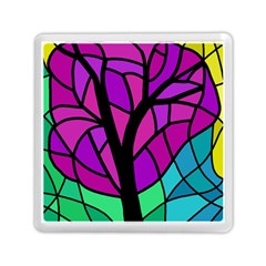 Decorative Tree 2 Memory Card Reader (square)  by Valentinaart