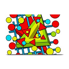 Crazy Geometric Art Plate Mats by Valentinaart