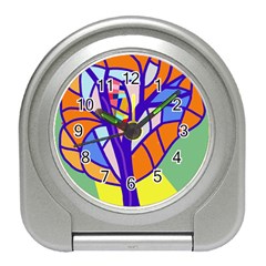 Decorative Tree 4 Travel Alarm Clocks by Valentinaart