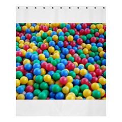 Funny Colorful Red Yellow Green Blue Kids Play Balls Shower Curtain 60  X 72  (medium)  by yoursparklingshop