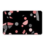 Pink and gray abstraction Magnet (Rectangular) Front