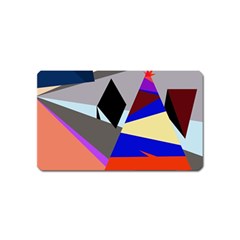 Geometrical abstract design Magnet (Name Card)
