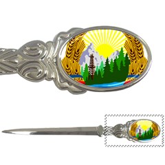 National Emblem Of Romania, 1965-1989  Letter Openers by abbeyz71