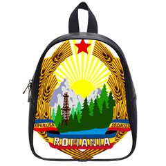 National Emblem Of Romania, 1965-1989  School Bags (small)  by abbeyz71