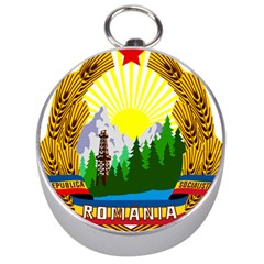 National Emblem Of Romania, 1965-1989  Silver Compasses by abbeyz71