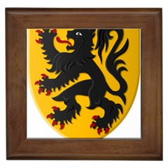 Flanders Coat Of Arms  Framed Tiles