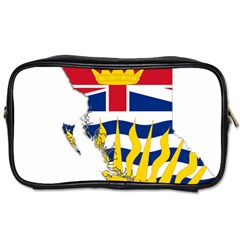 Flag Map Of British Columbia Toiletries Bags 2-side