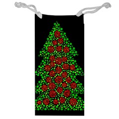 Sparkling Christmas Tree Jewelry Bags by Valentinaart