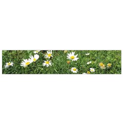 Wild Daisy Summer Flowers Flano Scarf (small) by picsaspassion
