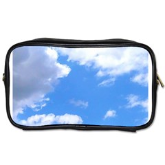 Summer Clouds And Blue Sky Toiletries Bags 2-side by picsaspassion