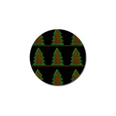 Christmas Trees Pattern Golf Ball Marker (4 Pack) by Valentinaart