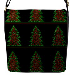 Christmas Trees Pattern Flap Messenger Bag (s)