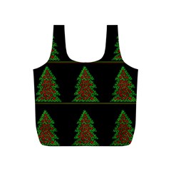 Christmas Trees Pattern Full Print Recycle Bags (s)  by Valentinaart
