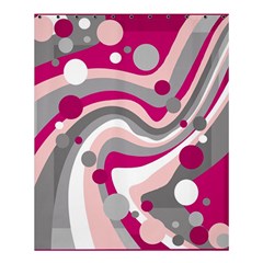 Magenta, Pink And Gray Design Shower Curtain 60  X 72  (medium)  by Valentinaart