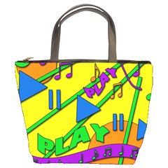 Music Bucket Bags by Valentinaart