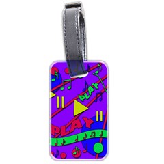 Music 2 Luggage Tags (two Sides)