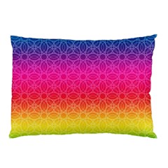 Rainbow Rings Pillow Case (two Sides) by PhotoThisxyz