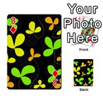 Floral design Playing Cards 54 Designs  Front - Diamond3