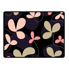 Elegant Floral Design Fleece Blanket (small) by Valentinaart