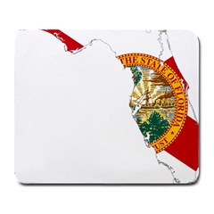 Flag Map Of Florida Large Mousepads by abbeyz71