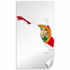 Flag Map of Florida Canvas 40  x 72  