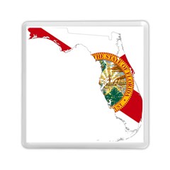 Flag Map of Florida Memory Card Reader (Square) 