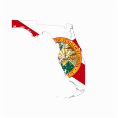 Flag Map of Florida Small Garden Flag (Two Sides)