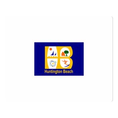 Flag Of Huntington Beach, California Double Sided Flano Blanket (large)  by abbeyz71