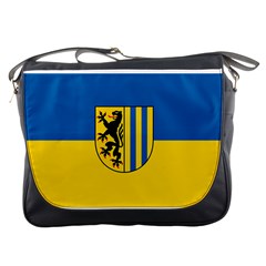 Flag Of Leipzig Messenger Bags