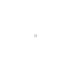 M Monogram Initial Letter M Golden Chic Stylish Typography Gold Neckties (one Side) 