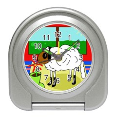 Urban Sheep Travel Alarm Clocks by Valentinaart