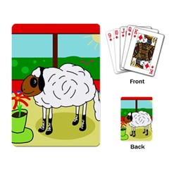 Urban Sheep Playing Card by Valentinaart