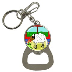 Urban Sheep Bottle Opener Key Chains by Valentinaart