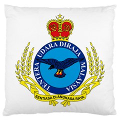 Crest Of Royal Malaysian Air Force Large Cushion Case (two Sides) by abbeyz71