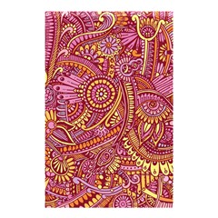 Pink Yellow Hippie Flower Pattern Zz0106 Shower Curtain 48  X 72  (small)