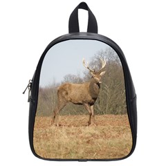 Red Deer Stag On A Hill School Bags (small)  by GiftsbyNature