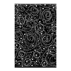Black And White Magic Shower Curtain 48  X 72  (small)  by Valentinaart