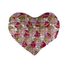 Decor Standard 16  Premium Flano Heart Shape Cushions