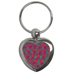 Decorative Abstract Art Key Chains (heart) 