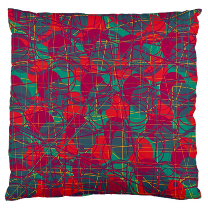 Decorative abstract art Large Cushion Case (Two Sides)