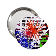 Colorful Big Bang 2 25  Handbag Mirrors by Valentinaart