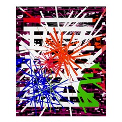 Colorful Big Bang Shower Curtain 60  X 72  (medium)  by Valentinaart